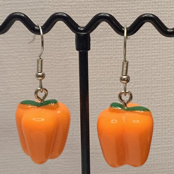 Pepper Earring, Funny Food Earring, Cooking Earring, Gift Idea, Chef Earring - Picture 5 of 6